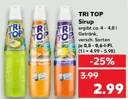 Kaufland TRI TOP Sirup Angebot