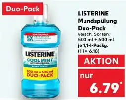 Kaufland LISTERINE Mundspülung Duo-Pack Angebot