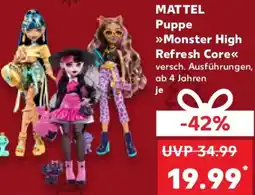 Kaufland MATTEL Puppe Monster High Refresh Core Angebot