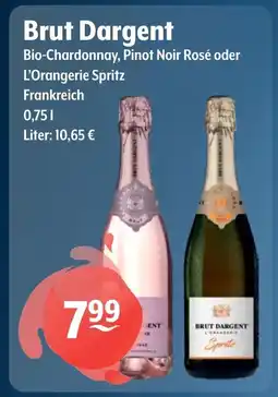 Getränke Hoffmann Brut Dargent Bio-Chardonnay, Pinot Noir Rosé oder L'Orangerie Spritz Angebot
