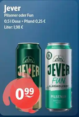 Getränke Hoffmann Jever Pilsener oder Fun Angebot