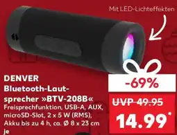 Kaufland DENVER Bluetooth Lautsprecher BTV-208B Angebot