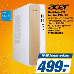 expert Techno Land acer Desktop-PC Aspire XC-101 Angebot