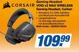 expert Techno Land CORSAIR Gaming-Headset VOID v2 MAX WIRELESS Gaming-Headset, Carbon Angebot