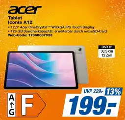expert Techno Land acer Tablet Iconia A12 Angebot