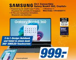 expert Techno Land SAMSUNG 2in1 Convertible Galaxy Book5 360, Copilot+ Angebot