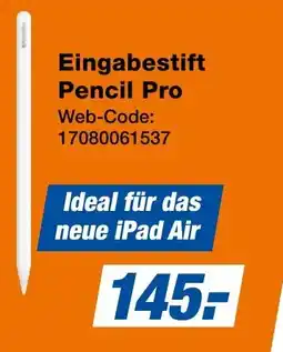expert Techno Land Apple Eingabestift Pencil Pro Angebot