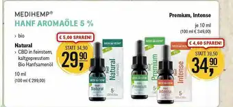 Reformhaus Bacher Medihemp Hanf Aromaöle 5% Premium, Intense Oder Natural Angebot