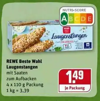 REWE Kaufpark Rewe Beste Wahl Laugenstangen Angebot