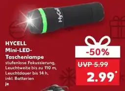 Kaufland HYCELL Mini LED Taschenlampe Angebot