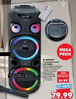 Kaufland BLAUPUNKT Partylautsprecher PS 3000 Angebot