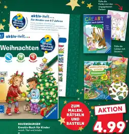 Kaufland RAVENSBURGER Kreativ Buch für Kinder Angebot