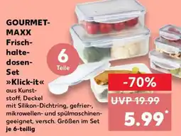 Kaufland GOURMETMAXX Frischhaltedosen Set Klick-it Angebot
