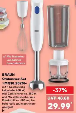 Kaufland BRAUN Stabmixer Set MQ10.202M Angebot