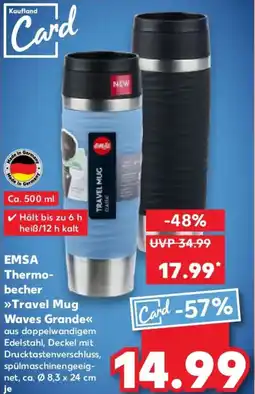 Kaufland EMSA Thermobecher Travel Mug Waves Grande Angebot