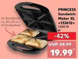 Kaufland PRINCESS Sandwich Maker XL 132612 Angebot