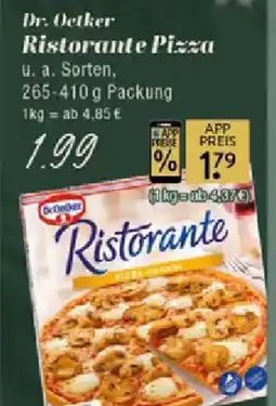 Edeka Dr. Oetker Ristorante Pizza Angebot