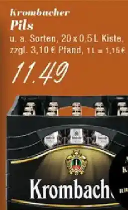 Edeka Krombacher Pils Angebot