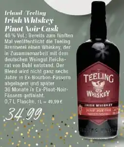 Edeka Irland/Teeling Irish Whiskey Pinot Noir Cask Angebot