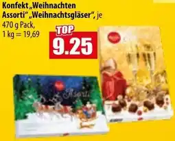 Mix Markt Konfekt ,,Weihnachten Assorti",,Weihnachtsgläser" Angebot