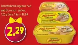 Mix Markt Dorschleber in eigenem Saft und Öl Angebot