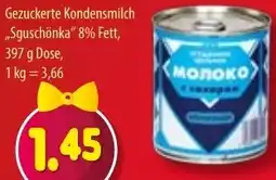 Mix Markt Gezuckerte Kondensmilch „Sguschönka" Angebot