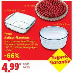Lidl Pyrex Auflauf-/Backform Angebot