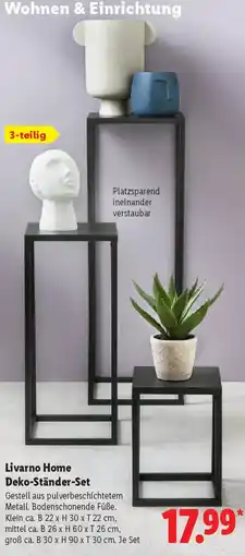 Lidl Livarno Home Deko-Ständer-Set Angebot