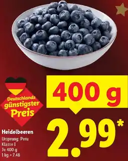 Lidl Heidelbeeren Angebot