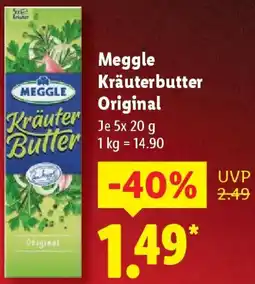 Lidl Meggle Kräuterbutter Original Angebot