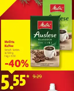 Lidl Melitta Kaffee Angebot