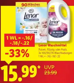 Lidl Lenor Waschmittel Angebot