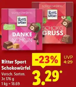 Lidl Ritter Sport Schokowürfel Angebot