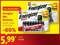 Lidl Energizer Max Batterien Angebot