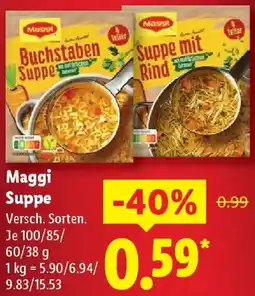 Lidl Maggi Suppe Angebot