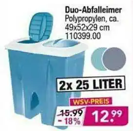 Möbel Boss Duo-abfalleimer Angebot