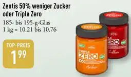 Galeria Markthalle Zentis 50% weniger Zucker oder Triple Zero Angebot