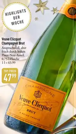 Galeria Markthalle Veuve Clicquot Champagner Brut Angebot