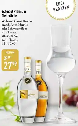 Galeria Markthalle Scheibel Premium Obstbrände Angebot