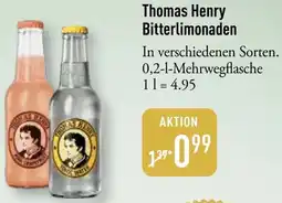 Galeria Markthalle Thomas Henry Bitterlimonaden Angebot
