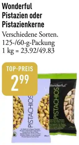 Galeria Markthalle Wonderful Pistazien oder Pistazienkerne Angebot