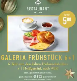 Galeria Markthalle Galeria frühstück 6+1 Angebot