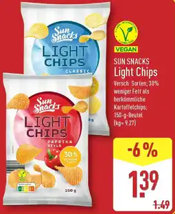 Aldi Nord SUN SNACKS Light Chips Angebot