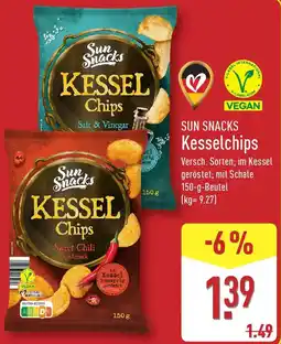 Aldi Nord SUN SNACKS Kesselchips Angebot