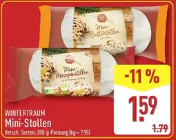 Aldi Nord WINTERTRAUM Mini-Stollen Angebot