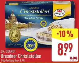 Aldi Nord DR. QUENDT Dresdner Christstollen Angebot