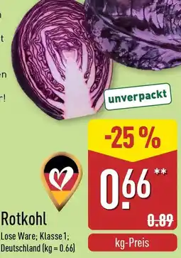 Aldi Nord Rotkohl Angebot