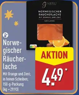 Aldi Nord GOURMET FINEST CUISINE Norwegischer Räucherlachs Angebot