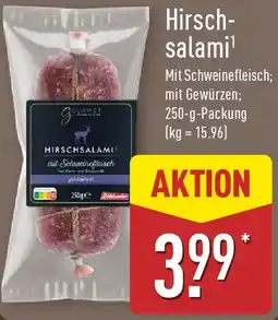 Aldi Nord GOURMET FINEST CUISINE Hirschsalami Angebot