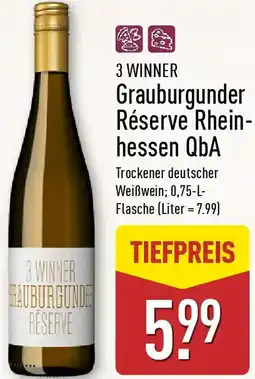 Aldi Nord 3 WINNER Grauburgunder Réserve Rheinhessen QbA Angebot